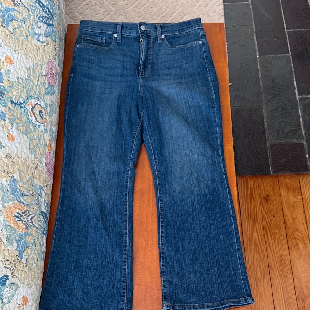 Banana Republic Indigo Wide Leg Jeans